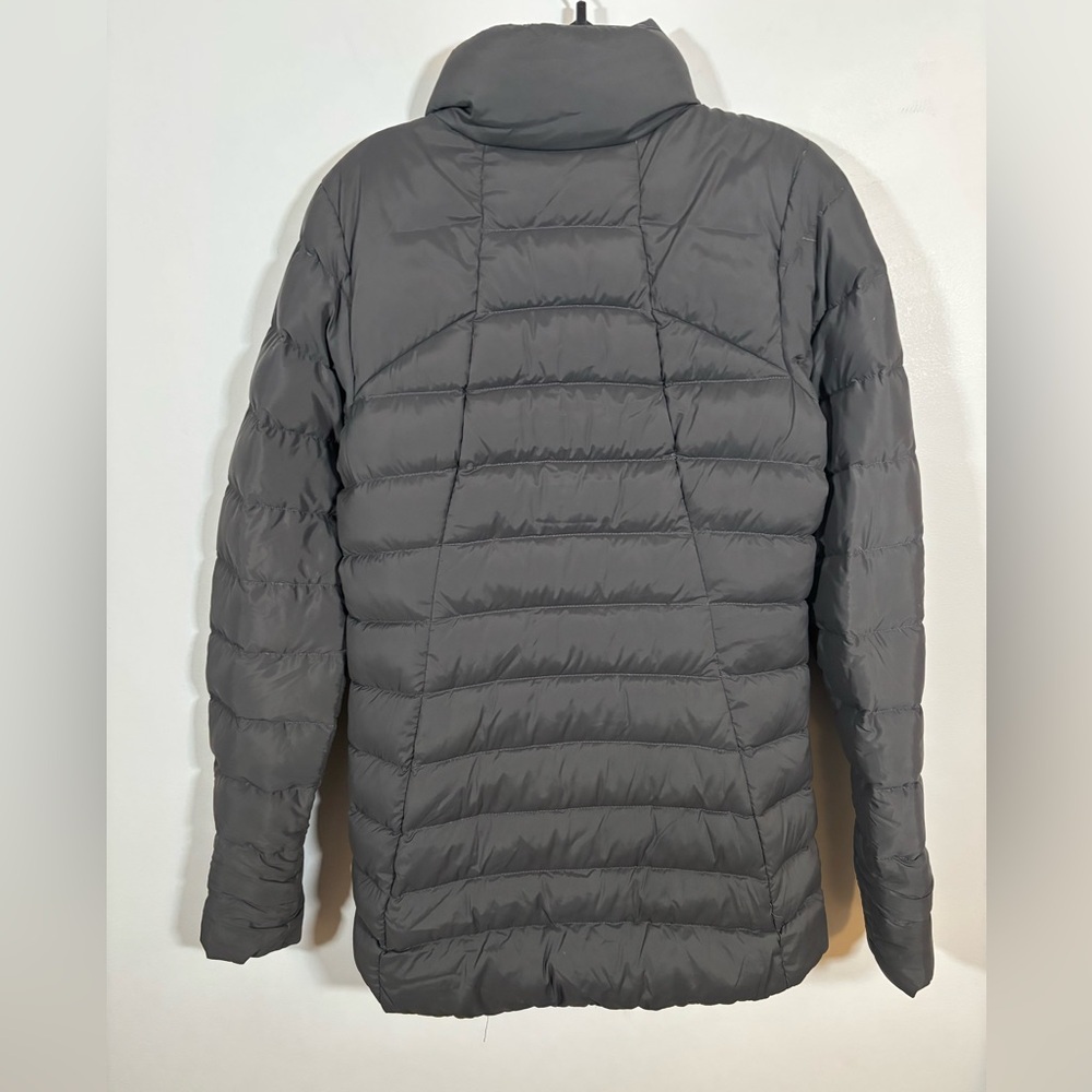 The North Face 550 Down Jacket Women’s XS Gray Lightweight Puffer Coat Warm - Picture 6 of 11